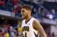 INDIANAPOLIS, IN - MARCH 13: Roy Devyn Marble #4 of the Iowa Hawkeyes walks off of the court after the 67-62 loss to the Northwestern Wildcats during the first round of the Big Ten Basketball Tournament at Bankers Life Fieldhouse on March 13, 2014 in Ind