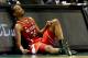 GREENSBORO, NC - MARCH 15: T.J. Warren #24 of the North Carolina State Wolfpack falls on the sideline against the Duke Blue Devils during the semifinals of the 2014 Men's ACC Basketball Tournament at Greensboro Coliseum on March 15, 2014 in Greensboro, N