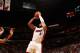 MIAMI, FL - March 12: Dwyane Wade #3 of the Miami Heat shoots against the Brooklyn Nets at the American Airlines Arena in Miami, Florida on March 12 2014. NOTE TO USER: User expressly acknowledges and agrees that, by downloading and/or using this photogra