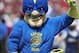 Sep 14, 2013; Norman, OK, USA; Tulsa Golden Hurricane mascot during the game against the Oklahoma Sooners at Gaylord Family - Oklahoma Memorial Stadium. Mandatory Credit: Kevin Jairaj-USA TODAY Sports