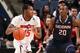 MEMPHIS, TN - MARCH 14: Jermaine Sanders #15 of the Cincinnati Bearcats drives with the ball against Lasan Kromah #20 of the Connecticut Huskies during the semifinals of the American Athletic Conference Tournament at FedExForum on March 14, 2014 in Memph