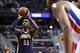 Mar 15, 2014; Auburn Hills, MI, USA; Indiana Pacers center Roy Hibbert (55) shoots a free throw in the third quarter against the Detroit Pistons at The Palace of Auburn Hills. Indiana won in overtime 112-104. Mandatory Credit: Rick Osentoski-USA TODAY Spo