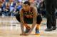 ATLANTA, GA - MARCH 15: Jordan McRae #52 of the Tennessee Volunteers reacts in the final moments of the semifinals of the SEC Men's Basketball Tournament against the Florida Gators at Georgia Dome on March 15, 2014 in Atlanta, Georgia. (Photo by Kevin C