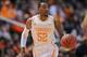Dec 30, 2013; Knoxville, TN, USA; Tennessee Volunteers guard Jordan McRae (52) dribbles the ball during the second half against the Virginia Cavaliers at Thompson-Boling Arena. Tennessee won 87 to 52. Mandatory Credit: Randy Sartin-USA TODAY Sports