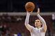 Feb 7, 2014; Philadelphia, PA, USA; Los Angeles Lakers guard Steve Nash (10) shoots baskets during warmups prior to playing the Philadelphia 76ers at the Wells Fargo Center. Mandatory Credit: Howard Smith-USA TODAY Sports