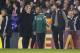 LONDON, ENGLAND - MARCH 13: Tim Sherwood manager of Tottenham Hotspur argues with Jorge Jesus manager of Benfica during the UEFA Europa League Round of 16 first leg match between Tottenham Hotspur FC and SL Benfica at White Hart Lane on March 13, 2014 in