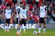 SOUTHAMPTON, ENGLAND - MARCH 15: Dejected Ricky van Wolfswinkel of Norwich City and Johan Elmander of Norwich City after Southampton's fourth goal during the Barclays Premier League match between Southampton and Norwich City at St Mary's Stadium on March