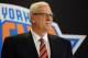 NEW YORK, NY - MARCH 18: Phil Jackson looks on during his introductory press conference as President of the New York Knicks at Madison Square Garden on March 18, 2014 in New York City. (Photo by Maddie Meyer/Getty Images)