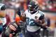 CLEVELAND, OH - DECEMBER 01: Running back Maurice Jones-Drew #32 of the Jacksonville Jaguars runs the ball by defensive lineman Phil Taylor #98 of the Cleveland Browns at FirstEnergy Stadium on December 1, 2013 in Cleveland, Ohio. (Photo by Matt Sulliva