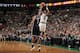 BOSTON, MA - MARCH 7: Rajon Rondo #9 of the Boston Celtics shoots against the Brooklyn Nets on March 7, 2014 at the TD Garden in Boston, Massachusetts. NOTE TO USER: User expressly acknowledges and agrees that, by downloading and or using this photograph