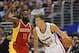 November 4, 2013; Los Angeles, CA, USA; Los Angeles Clippers power forward Blake Griffin (32) moves the ball against the defense of Houston Rockets shooting guard James Harden (13) during the first half at Staples Center. Mandatory Credit: Gary A. Vasquez