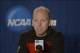 Mar 19, 2014; Spokane, WA, USA; Cincinnati Bearcats head coach Mick Cronin addresses the media in a press conference during practice before the second round of the 2014 NCAA Tournament at Veterans Memorial Arena. Mandatory Credit: Kirby Lee-USA TODAY Spor