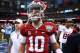 NEW ORLEANS, LA - JANUARY 02: AJ McCarron #10 of the Alabama Crimson Tide walks off the field after the Allstate Sugar Bowl at the Mercedes-Benz Superdome on January 2, 2014 in New Orleans, Louisiana. The Sooners defeated the Crimson Tide 45-31. (Photo