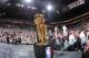 MIAMI, FL - JUNE 20: The Larry O'Brien after the Miami Heat defeated the San Antonio Spurs in Game Seven of the 2013 NBA Finals on June 20, 2013 at the American Airlines Arena in Miami, Florida. NOTE TO USER: User expressly acknowledges and agrees that, b