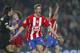 BARCELONA, SPAIN - FEBRUARY 5: Fernando Torres of Atletico Madrid celebrates his goal during the La Liga match between FC Barcelona and Atletico Madrid, at the Camp Nou stadium on February 5, 2006, in Barcelona, Spain. (Photo by Luis Bagu/Getty Images).