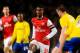 LONDON, ENGLAND - JANUARY 24: Gedion Zelalem of Arsenal is faced by John Fleck of Coventry City during the FA Cup with Budweiser Fourth round match between Arsenal and Coventry City at Emirates Stadium on January 24, 2014 in London, England. (Photo by M