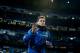 MADRID, SPAIN - FEBRUARY 08: Goalkeeper Iker Casillas of Real Madrid CF greets the audience as he leaves the pitch after his warming up prior to start the La Liga match between Real Madrid CF and Villarreal CF at Estadio Santiago Bernabeu on February 8,