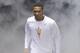LAS VEGAS, NV - MARCH 13: Jahii Carson #1 of the Arizona State Sun Devils is introduced during a quarterfinal game of the Pac-12 Basketball Tournament against the Stanford Cardinal at the MGM Grand Garden Arena on March 13, 2014 in Las Vegas, Nevada. Sta