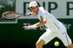 INDIAN WELLS, CA - MARCH 10: Andy Murray of Great Britain returns a shot to Jiri Vesely of Czech Republic during the BNP Parabas Open at the Indian Wells Tennis Garden on March 10, 2014 in Indian Wells, California. (Photo by Matthew Stockman/Getty Image