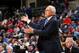 MEMPHIS, TN - MARCH 13: Larry Brown, head coach of the SMU Mustangs motions from the bench against the Houston Cougars during the quarterfinal round of the American Athletic Conference Tournament at FedExForum on March 13, 2014 in Memphis, Tennessee. Hous