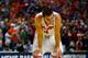 BUFFALO, NY - MARCH 20: Aaron Craft #4 of the Ohio State Buckeyes reacts after losing to the Dayton Flyers 60-59 in the second round of the 2014 NCAA Men's Basketball Tournament at the First Niagara Center on March 20, 2014 in Buffalo, New York. (Photo
