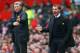MANCHESTER, ENGLAND - MARCH 16: Liverpool Manager Brendan Rodgers gestures during the Barclays Premier League match between Manchester United and Liverpool at Old Trafford on March 16, 2014 in Manchester, England. (Photo by Alex Livesey/Getty Images)