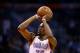 Mar 6, 2014; Phoenix, AZ, USA; Oklahoma City Thunder forward Kevin Durant (35) against the Phoenix Suns at the US Airways Center. Mandatory Credit: Mark J. Rebilas-USA TODAY Sports