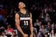 NEW YORK, NY - MARCH 15: Bryce Cotton #11 of the Providence Friars celebrates in the final seconds of their 65 to 58 win over the Creighton Bluejays during the Championship game of the 2014 Men's Big East Basketball Tournament at Madison Square Garden on