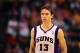 Apr. 7, 2012; Phoenix, AZ, USA; Phoenix Suns guard Steve Nash during the game against the Los Angeles Lakers at the US Airways Center. The Suns defeated the Lakers 125-105. Mandatory Credit: Mark J. Rebilas-USA TODAY Sports