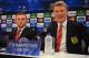 PIRAEUS, GREECE - FEBRUARY 24: Wayne Rooney and manager David Moyes speak to the media during the Manchester United press conference at Karaiskakis Stadium on February 24, 2014 in Piraeus, Greece. (Photo by Michael Regan/Getty Images)