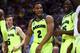 SAN ANTONIO, TX - MARCH 21: Rico Gathers #2 of the Baylor Bears celebrates with teammates late in the game against the Nebraska Cornhuskers during the second round of the 2014 NCAA Men's Basketball Tournament at AT&T Center on March 21, 2014 in San Antoni