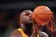 LOS ANGELES - JUNE 4: Shaquille O'Neal #34 of the Los Angeles Lakers concentrates while shooting a free throw during Game 7 of the Western Conference Finals against the Portland Trail Blazers at Staples Center on June 4, 2000 in Los Angeles, California.