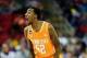 Mar 21, 2014; Raleigh, NC, USA; Tennessee Volunteers guard Jordan McRae (52) reacts to a play against the Massachusetts Minutemen in the first half of a men's college basketball game during the second round of the 2014 NCAA Tournament at PNC Arena. Mandat