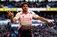 CARDIFF, WALES - MARCH 22: Luis Suarez of Liverpool celebrates after scoring hihs third and his team's sixth goal of the game during the Barclays Premier League match between Cardiff City and Liverpool at Cardiff City Stadium on March 22, 2014 in Cardiff