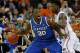 ATLANTA, GA - MARCH 16: Julius Randle #30 of the Kentucky Wildcats drives against Casey Prather #24 of the Florida Gators in the first half during the Championship game of the 2014 Men's SEC Basketball Tournament at Georgia Dome on March 16, 2014 in Atla