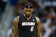Mar 22, 2014; New Orleans, LA, USA; Miami Heat forward LeBron James (6) against the New Orleans Pelicans during the second half of a game at the Smoothie King Center. The Pelicans defeated the Heat 105-95. Mandatory Credit: Derick E. Hingle-USA TODAY Spor