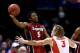 ST LOUIS, MO - MARCH 21: Hugh Greenwood #3 of the New Mexico Lobos defends Chasson Randle #5 of the Stanford Cardinal during the second round of the 2014 NCAA Men's Basketball Tournament at Scottrade Center on March 21, 2014 in St Louis, Missouri. (Phot