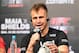 Oct 9, 2013; Barueri, Sao Paulo, Brazil; Fabio Maldonado during a press conference after UFC Fight Night 29 at Jose Correa Arena. Mandatory Credit: Jason Silva-USA TODAY Sports