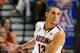 LAS VEGAS, NV - MARCH 15: Nick Johnson #13 of the Arizona Wildcats looks to pass against the UCLA Bruins during the championship game of the Pac-12 Basketball Tournament at the MGM Grand Garden Arena on March 15, 2014 in Las Vegas, Nevada. UCLA won 75-71
