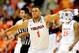 RALEIGH, NC - MARCH 23: Justin Anderson #1 of the Virginia Cavaliers celebrates late in the game against the Memphis Tigers during the third round of the 2014 NCAA Men's Basketball Tournament at PNC Arena on March 23, 2014 in Raleigh, North Carolina. (P