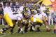 The Michigan offensive line struggled last season.