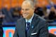 SYRACUSE, NY - FEBRUARY 01: ESPN College GameDay host Jay Bilas prior to the game between the Duke Blue Devils and the Syracuse Orange at the Carrier Dome on February 1, 2014 in Syracuse, New York. Syracuse defeated Duke 91-89 in overtime. (Photo by Ri