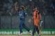 CHITTAGONG, BANGLADESH - MARCH 24: Lasith Malinga of Sri Lanka celebrates after dismissing Mudassar Bukhari of the Netherlands during the ICC World Twenty20 Bangladesh 2014 Group 1 match between Sri Lanka and the Netherlands at Zahur Ahmed Chowdhury Stad