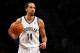 Mar 17, 2014; Brooklyn, NY, USA; Brooklyn Nets guard Shaun Livingston (14) advances the ball during the third quarter against the Phoenix Suns at Barclays Center. Brooklyn Nets won 108-95. Mandatory Credit: Anthony Gruppuso-USA TODAY Sports
