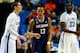 BUFFALO, NY - MARCH 22: Shabazz Napier #13 of the Connecticut Huskies reacts against the Villanova Wildcats during the third round of the 2014 NCAA Men's Basketball Tournament at the First Niagara Center on March 22, 2014 in Buffalo, New York. (Photo by