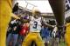 Jan 1, 2014; Tampa, Fl, USA; LSU Tigers wide receiver Odell Beckham (3) reacts and celebrates after they scored a touchdown against the Iowa Hawkeyes during the second half at Raymond James Stadium. LSU Tigers defeated the Iowa Hawkeyes 21-14. Mandatory C