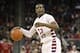 Mar 1, 2014; Fresno, CA, USA; Fresno State Bulldogs guard Marvelle Harris (23) dribbles the ball against the San Diego State Aztecs in the second half at the Save Mart Center at Fresno State. The Aztecs defeated the Bulldogs 82-67. Mandatory Credit: Cary
