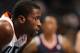 CHARLOTTE, NC - MARCH 17: Michael Kidd-Gilchrist #14 of the Charlotte Bobcats looks on during the game against the Atlanta Hawks at the Time Warner Cable Arena on March 17, 2014 in Charlotte, North Carolina. NOTE TO USER: User expressly acknowledges and a