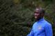 ST ALBANS, ENGLAND - SEPTEMBER 30: Bacary Sagna of Arsenal looks on during an Arsenal training session ahead of their Champions League Group F match against Napoli at London Colney on September 30, 2013 in St Albans, England. (Photo by Paul Gilham/Getty