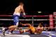 SHEFFIELD, ENGLAND - APRIL 27: Amir Khan is knocked down by Julio Diaz at Motorpoint Arena on April 27, 2013 in Sheffield, England. (Photo by Scott Heavey/Getty Images)